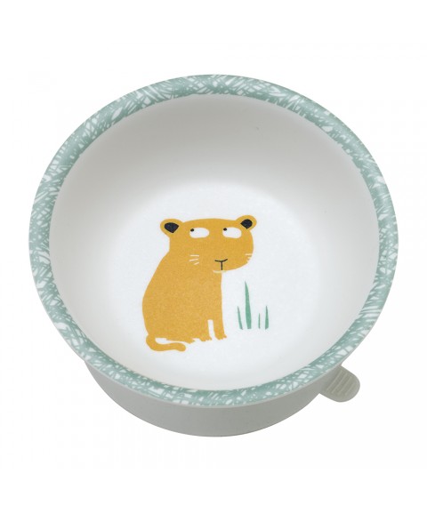 BOWL WITH SUCTION PAD AND SPOON LA SAVANE