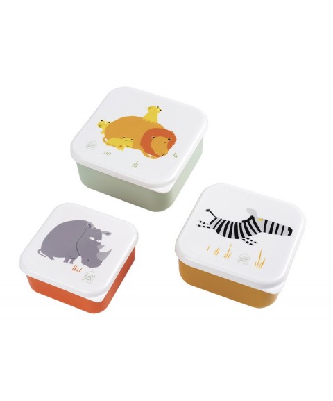 SET DE 3 LUNCH BOX LA SAVANE