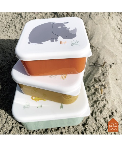 SET OF 3 LUNCH BOXES LA SAVANE