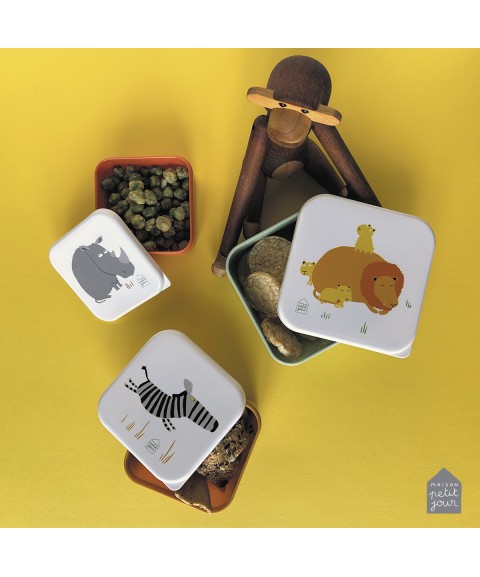 SET DE 3 LUNCH BOX LA SAVANE