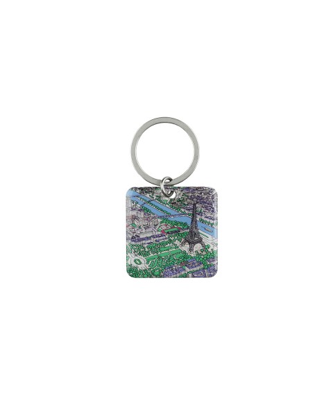 KEYRING  "TOUR EIFFEL VUE DU CIEL" 