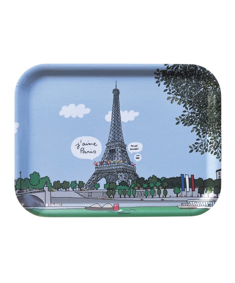 WOODEN TRAY "Tour Eiffel"