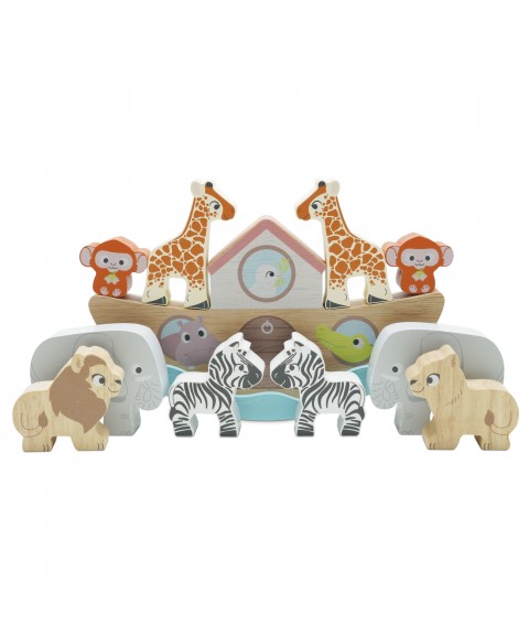 NOAH’S BALANCING ARK ANIMAL STACKER - 11 PIECE