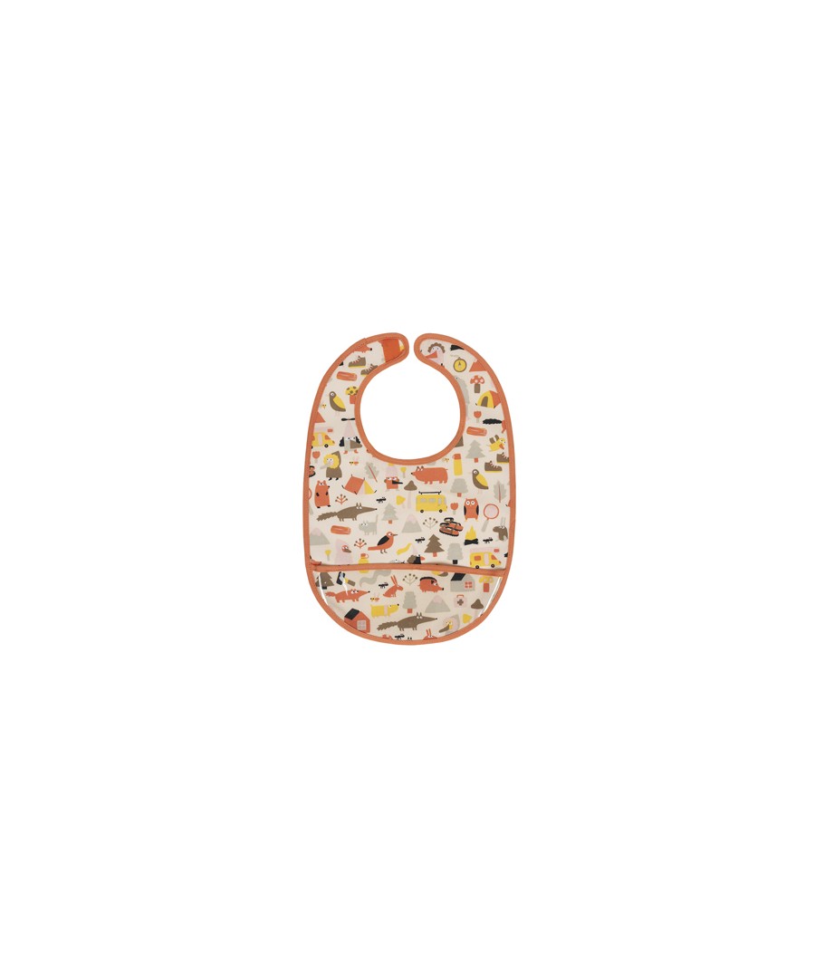 COATED COTTON BIB L'AVENTURE