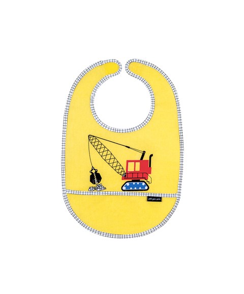 COATED COTTON BIB LE CHANTIER YELLOW