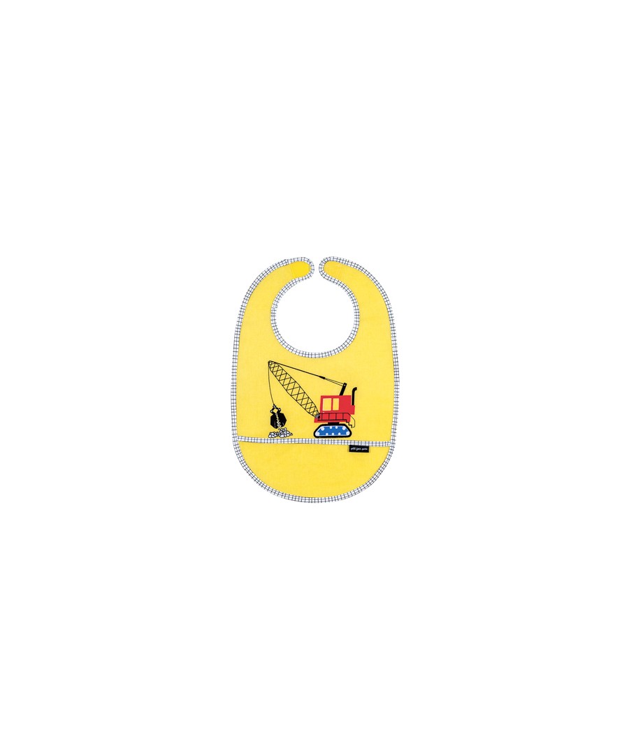 COATED COTTON BIB LE CHANTIER YELLOW