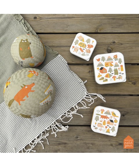 SET OF 3 LUNCH BOXES  L'AVENTURE