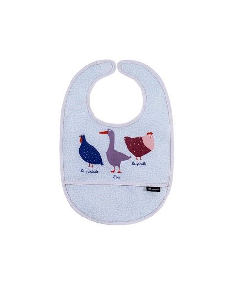 COATED COTTON BIB FARMYARD LA FERME 