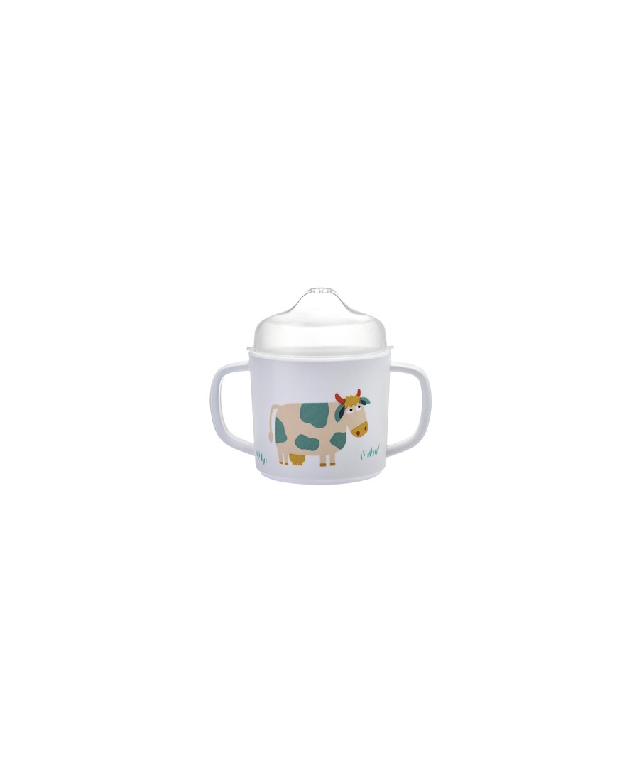 LEARNING CUP WITH ANTI-SLIP BASE LA FERME