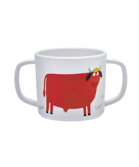 LEARNING CUP WITH ANTI-SLIP BASE LA FERME
