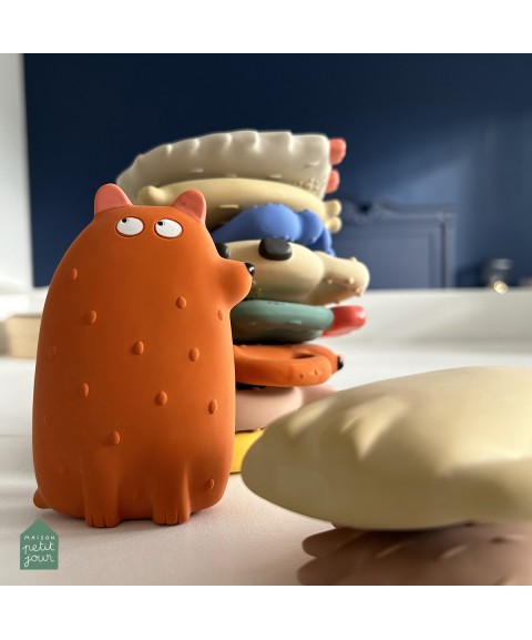 NATURAL RUBBER BATH TOY HEDGEHOG