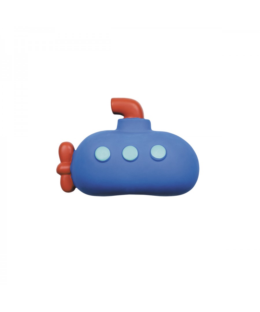 NATURAL RUBBER BATH TOY - SUBMARINE