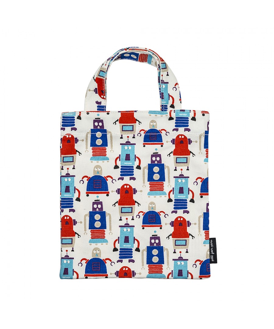 MINI TOTE BAG LES ROBOTS