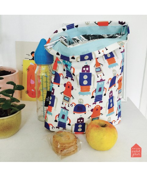 INSULATED BAG LES ROBOTS