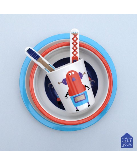 5-PIECE GIFT BOX GLITTERING LES ROBOTS
