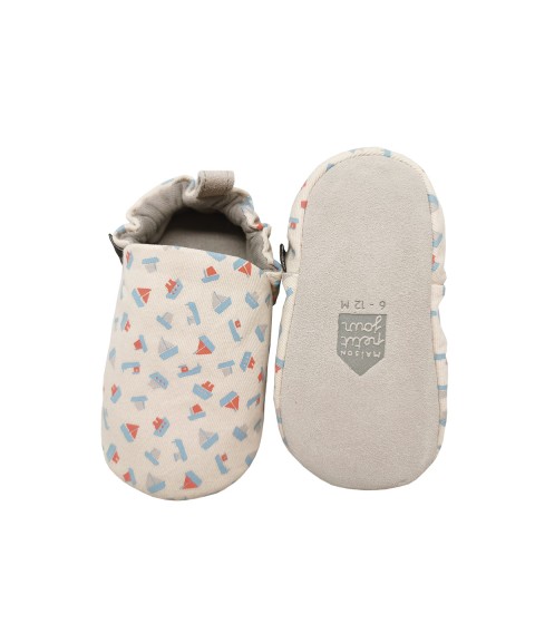 MY FIRST SLIPPERS LES BATEAUX - 3-6 months
