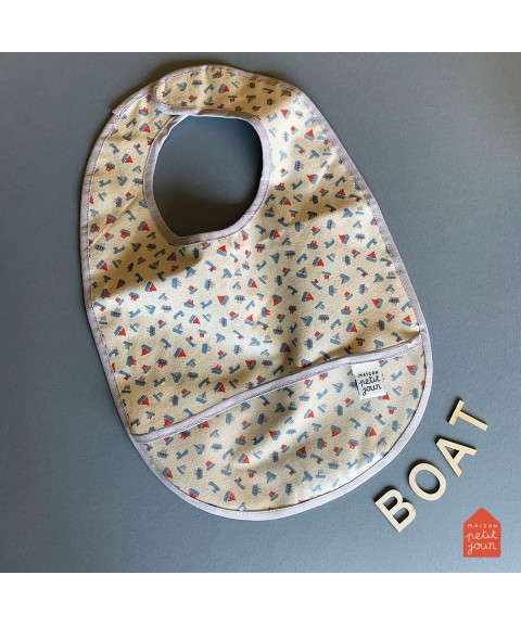 COTTON BIB LES BATEAUX