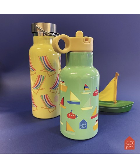 PETITE GOURDE ISOTHERME LES BATEAUX (0.35L)