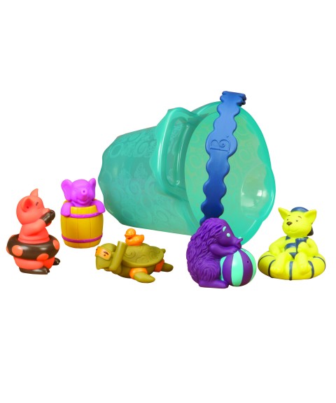 JOUETS DE BAIN - SQUIRTS IN A BUCKET