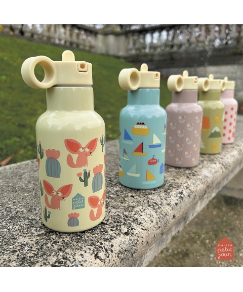 PETITE GOURDE ISOTHERME LES BATEAUX (0.35L)