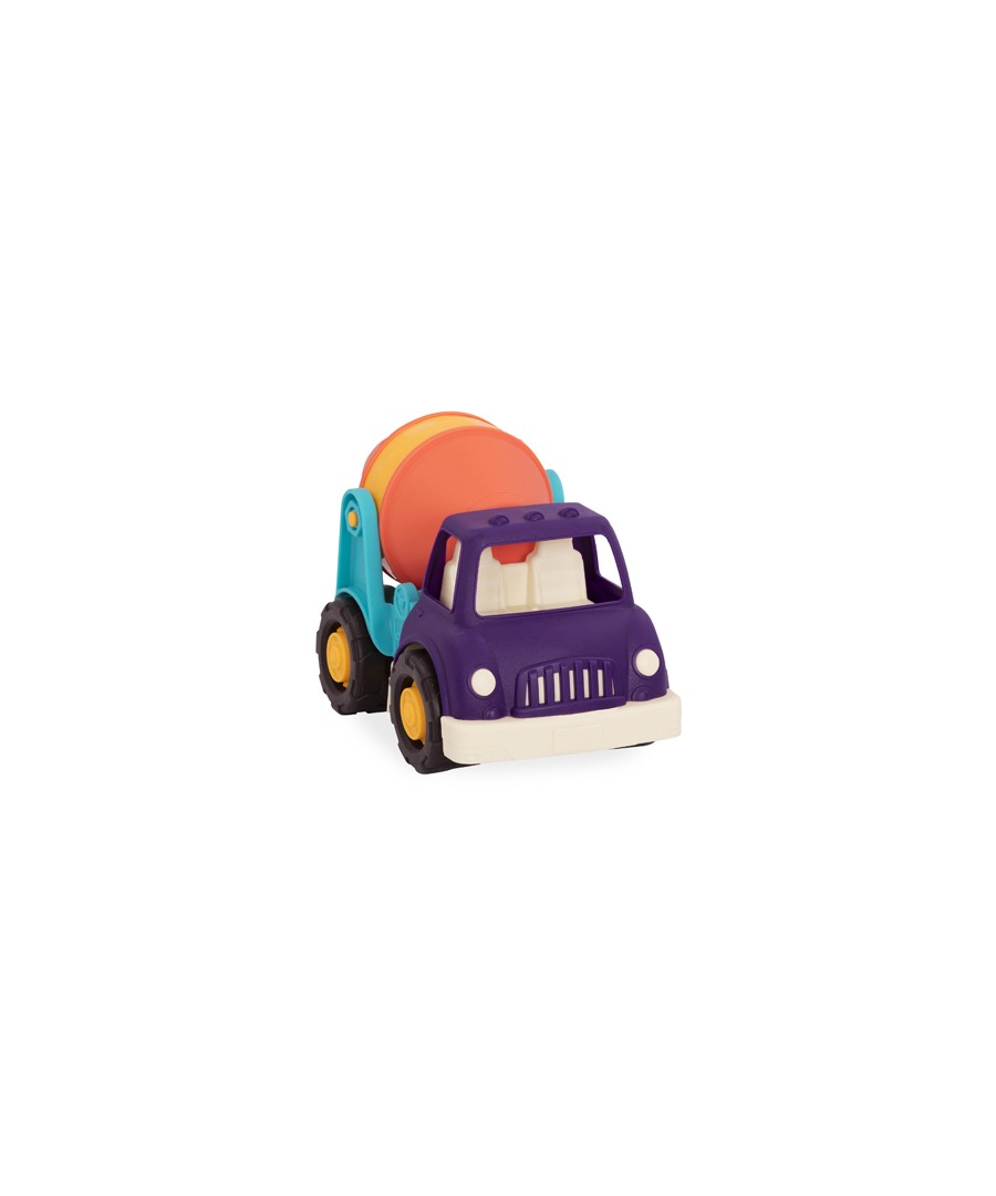 CAMION TOUPIE VIOLET ET ORANGE - HAPPY CRUISERS CEMENT TRUCK