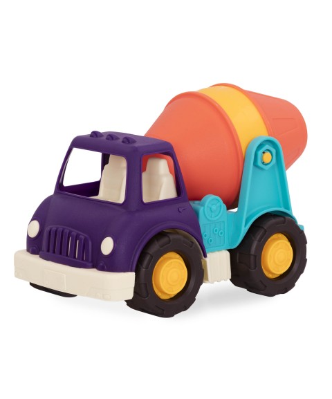 CAMION TOUPIE VIOLET ET ORANGE - HAPPY CRUISERS CEMENT TRUCK