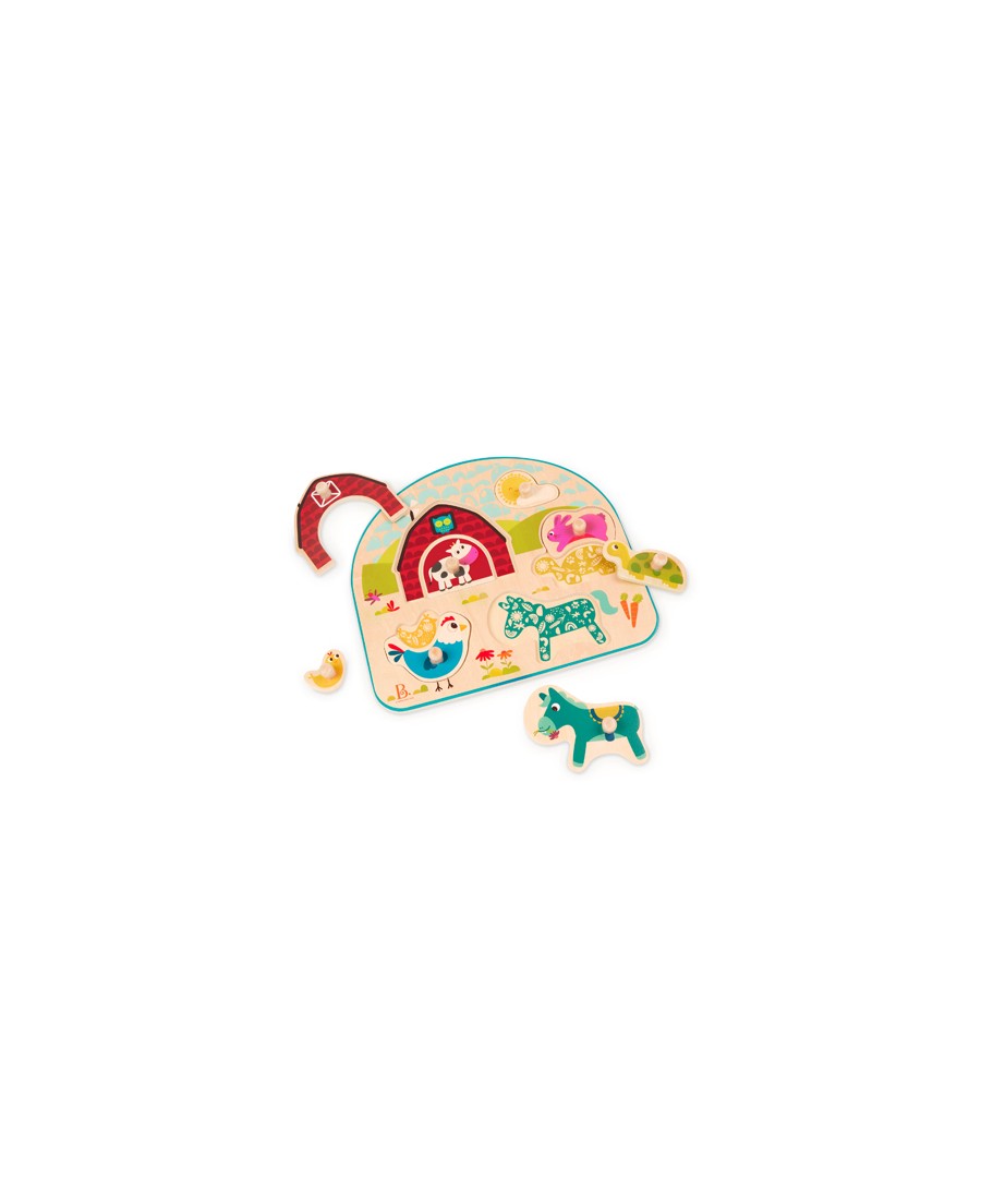 WOODEN PUZZLE BARNYARDS