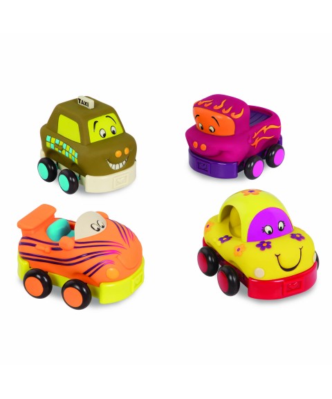 SET DE 4 VOITURES - WHEEEE-IS