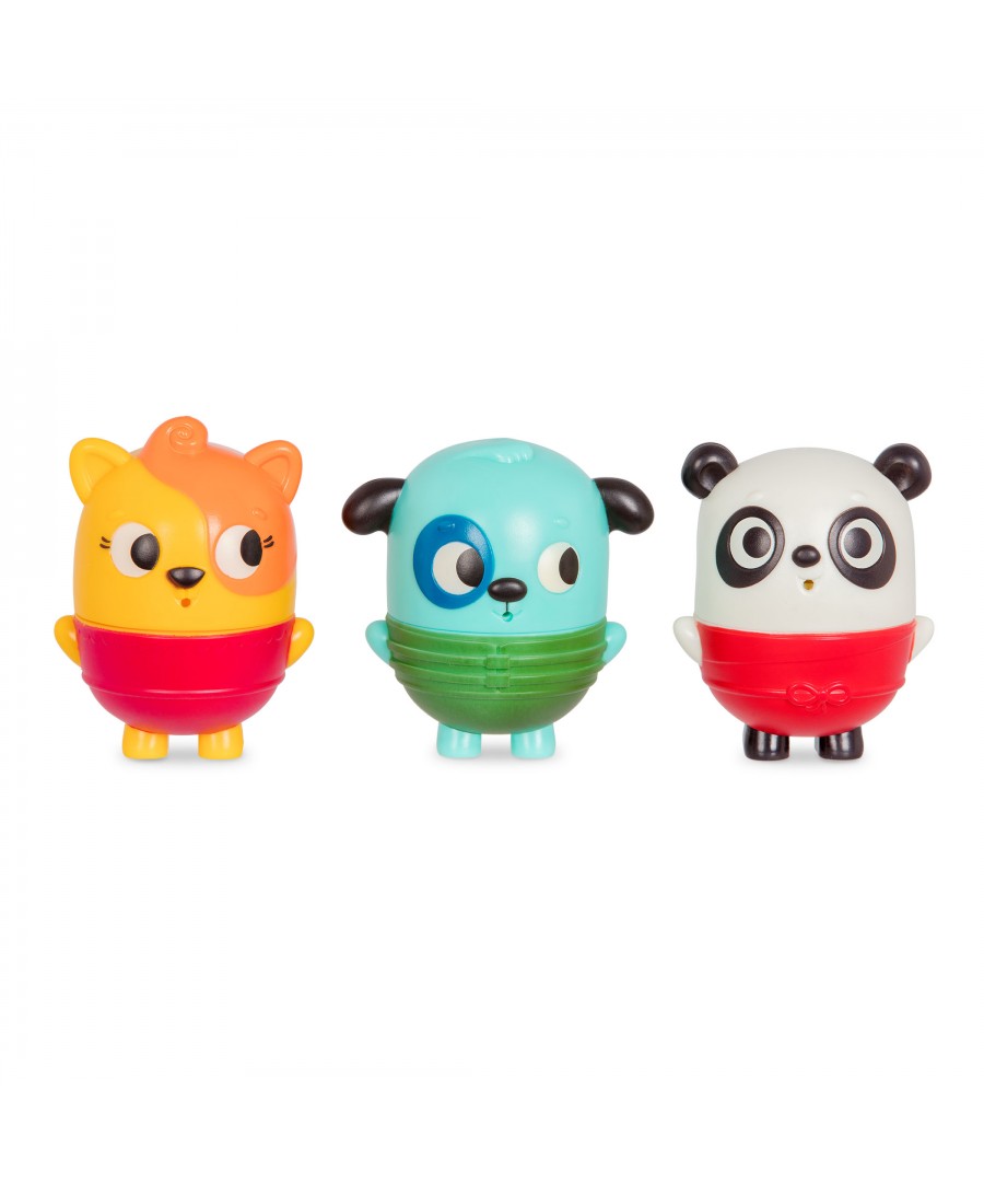 BATH SQUIRTSSET-DOG -CAT-PANDA
