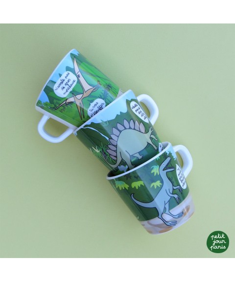 SMALL MUG "MÂCHE BIEN..." LES DINOSAURES