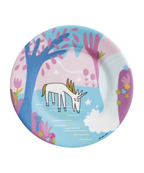 DESSERT PLATE CASCADE LES LICORNES
