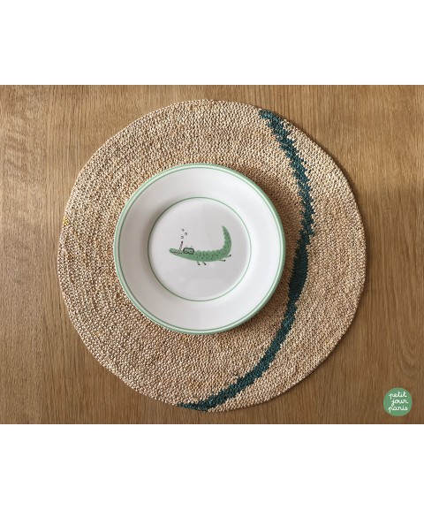 DESSERT PLATE GATOR LES PETITES CHOSES Ø 20cm