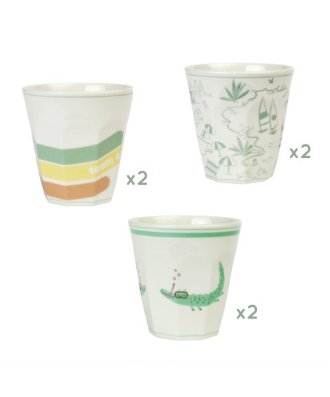 SET OF 6  TUMBLERS LES...