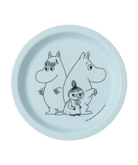 BABY PLATE MOOMIN BLUE