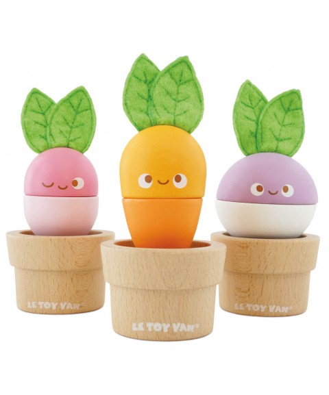 LÉGUMES EMPILABLES EN BOIS 
