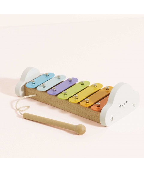 XYLOPHONE ARC-EN-CIEL EN BOIS