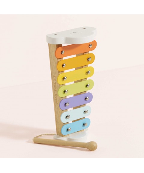 XYLOPHONE ARC-EN-CIEL EN BOIS