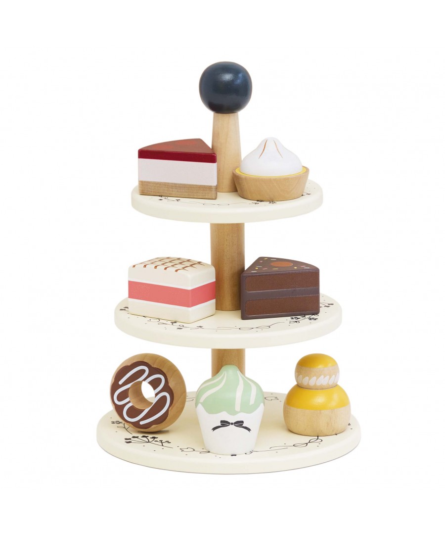 THREE TIER PATISSERIE CAKE STAND - 8 PIECE