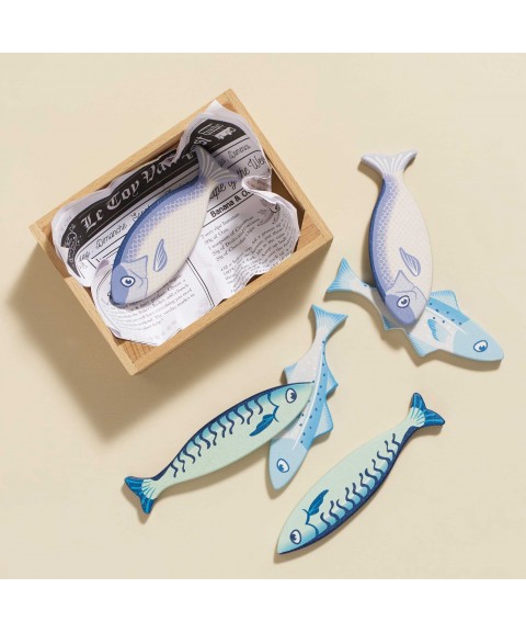 CAGETTE DE POISSONS DU MARCHÉ