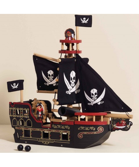 BATEAU PIRATE DU CAPITAINE BARBEROUSSE