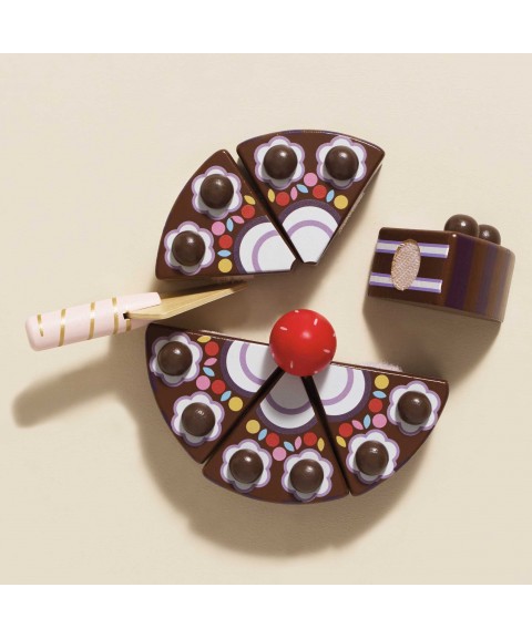 CHOCOLATE GATEAU SLICEABLE CAKE - 8 PIECE