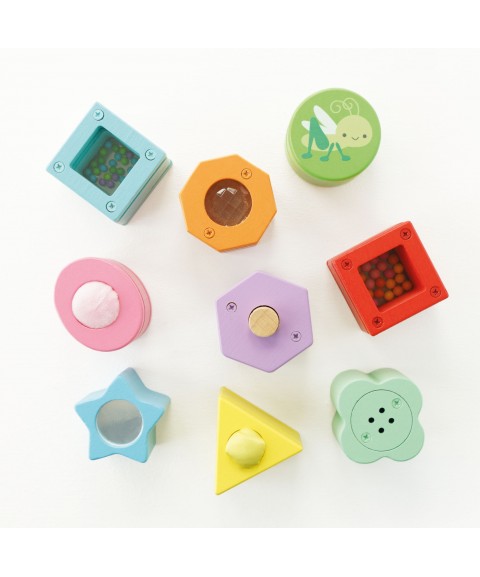 BLOCS SENSORIELS ARC-EN-CIEL