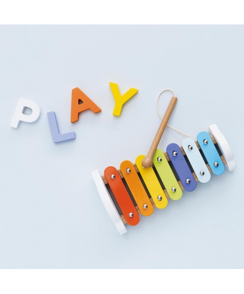 XYLOPHONE ARC-EN-CIEL EN BOIS