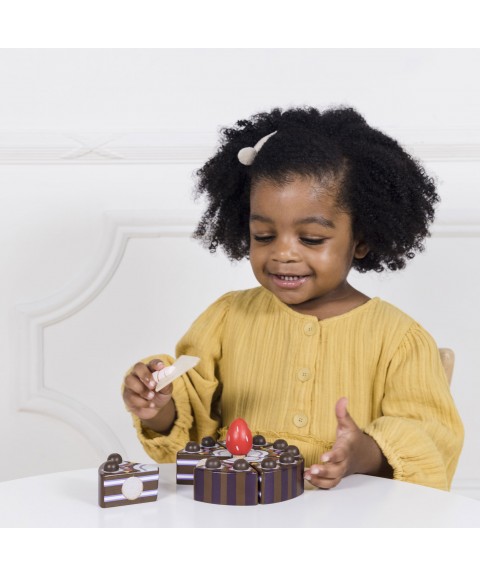 CHOCOLATE GATEAU SLICEABLE CAKE - 8 PIECE