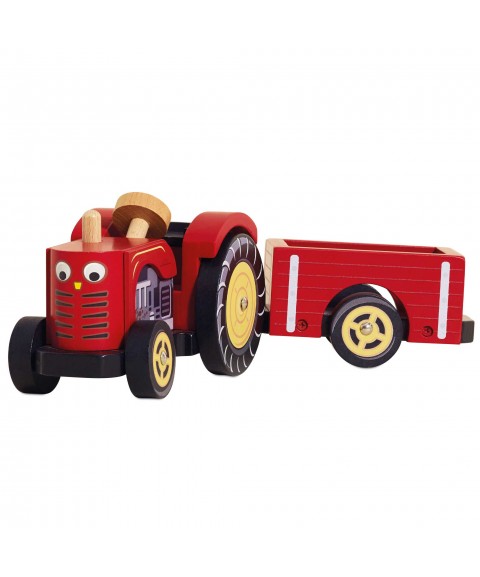 TRACTEUR ET SA REMORQUE 