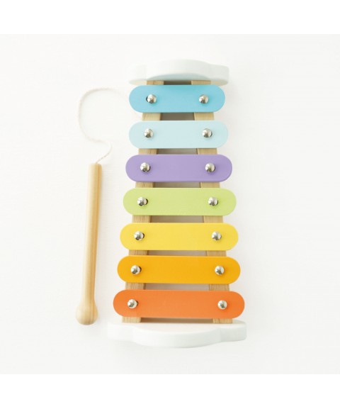 XYLOPHONE ARC-EN-CIEL EN BOIS