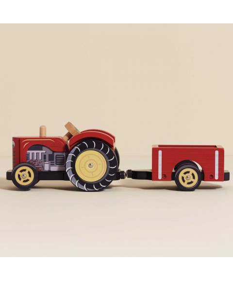 TRACTEUR ET SA REMORQUE 