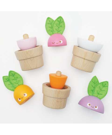 LÉGUMES EMPILABLES EN BOIS 