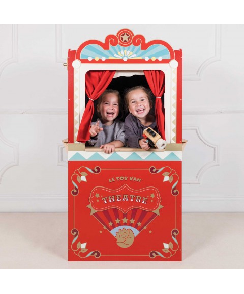 RETRO TOY PUPPET THEATRE