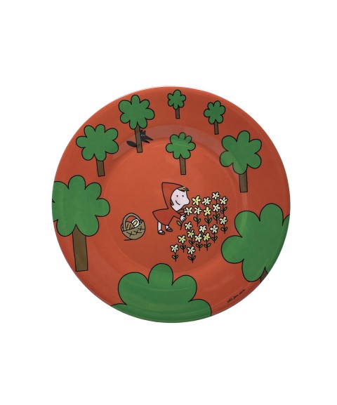 ASSIETTE À DESSERT CHAPERON ROUGE Ø20cm
